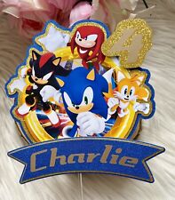 Sonic The Hedgehog Cake Topper