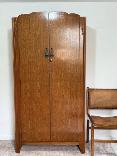 Vintage wardrobe armoire - vintage,