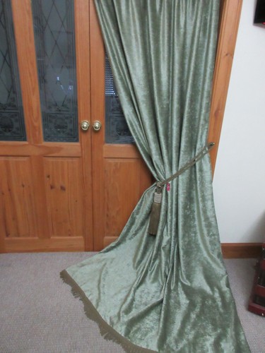 Bespoke velvet curtain - curtain., 96"