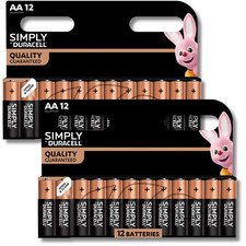 24x DURACELL AA Simply LR6