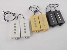 PRECISION BASS PICKUP SET Alnico V for P Bass guitars 3 colours screws & springs