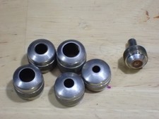 Set of 5 Vintage Watchmakers Lathe Crown Chucks Large & Small 5 mm Shaft