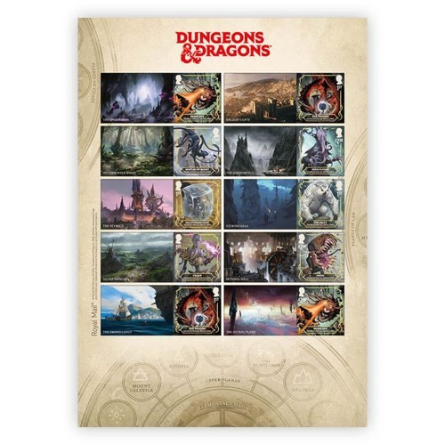 Dungeons dragons stamps - &,