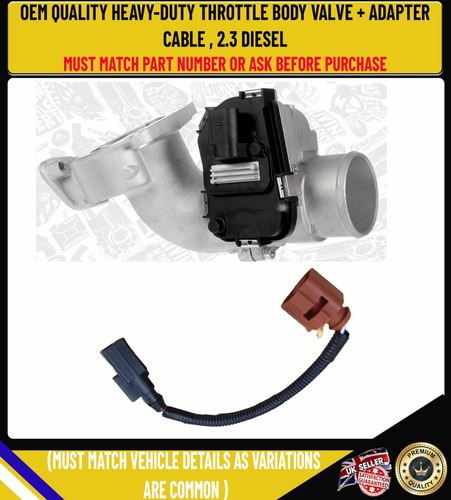 Throttle body valve adapter - valve, &