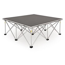 1m x 1m Portable Stage Kit by Gear4music 40cm