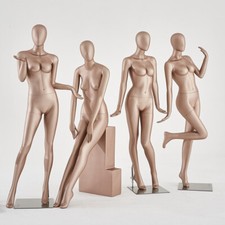 Abstract Female Mannequins Gold YL mannequin female Egghead 