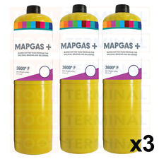 3 X MAPP MAP PRO PLUS + GAS