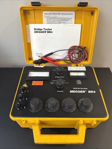 Megger br4 insulation tester - megger,