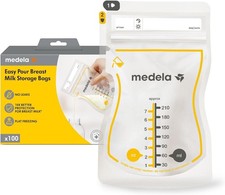 Medela Easy Pour Disposable Breastmilk Storage Bags, 210 ml Capacity,... 