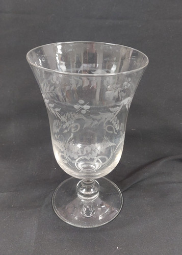 Antique large glass - large, celery