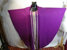 Vintage PURPLE & WHITE / GOLD