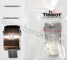 Original Tissot Quadrato T005517A Steel Clasp Buckle For Rubber Band Strap