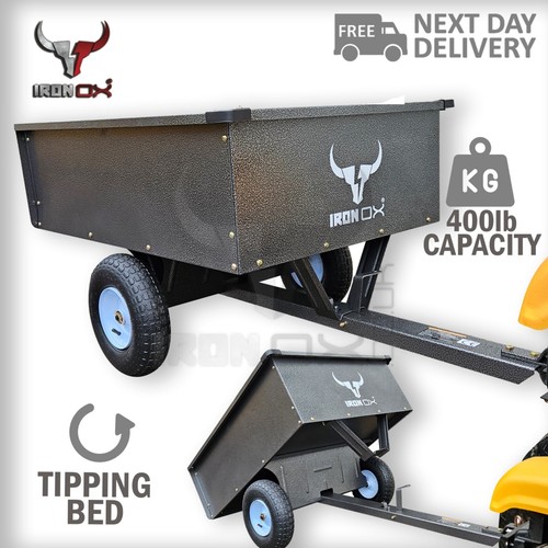 Quad atv mower tipping trailer - atv,