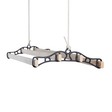 Clothes Airer Indoor Ceiling Hanging Vintage Black Cast Iron Dryer 4 x Wood Lath