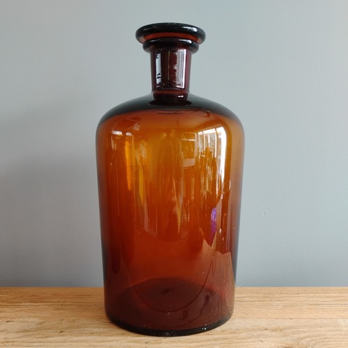 Large amber glass - large,