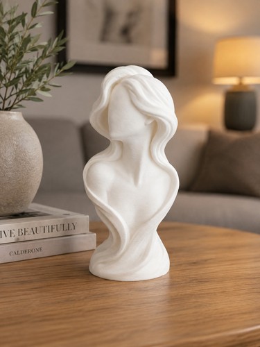 Abstract female bust statue - abstract,