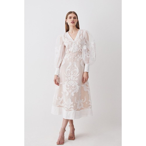 Karen millen shirt midi dress - millen,
