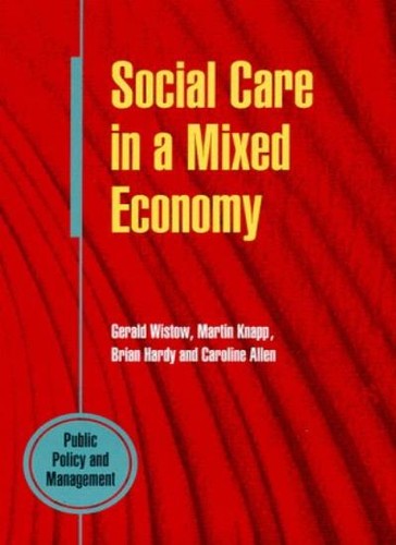 Social care mixed economy - social,