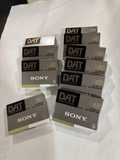 SONY DAT Digital Audio Tape 46min×9 90min×1 Set of 10 Sealed Japan