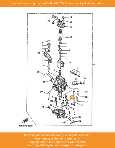 Yamaha needle valve - valve, set