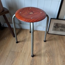 Vintage danish stacking stool - danish,