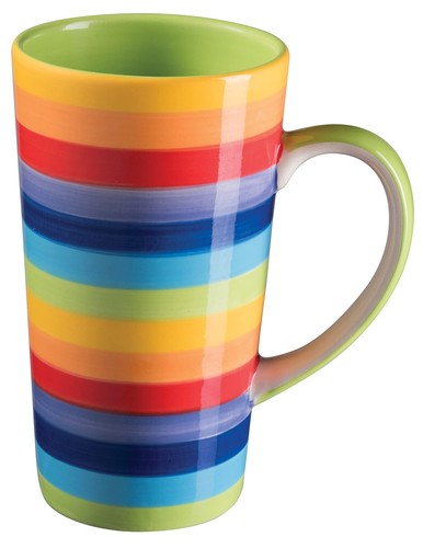 Hand painted rainbow stripe - hand,