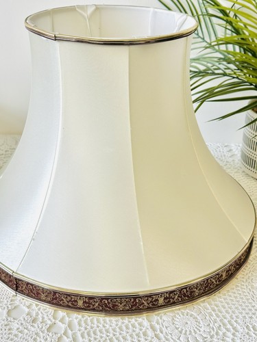 Cream red lampshade - lampshade, comes