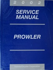 2002 Chrysler Plymouth Prowler Factory Shop Repair Service Manual Original
