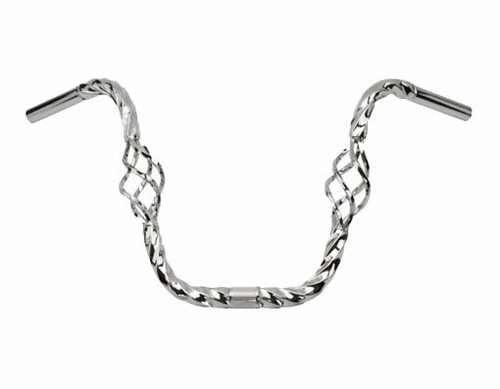Bicycle handlebar twisted - 13",