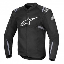 Alpinestars Men's HONDA Jacket - T-SPS Air V2 Textile (Black/Dark Grey/Ice Grey)