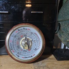 Vintage Wooden Barometer