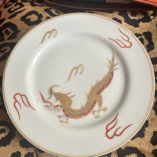 Plate japaneze hand painted - plate,