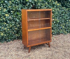 VINTAGE 1960'S GLAZED BOOKCASE