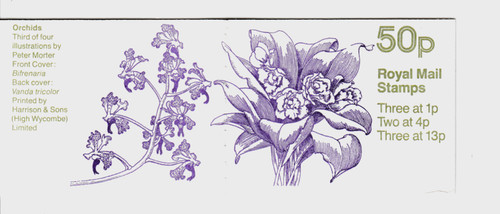 1985 fb30 50p orchid - gb,