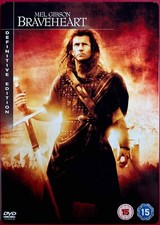 Braveheart Steel Book DVD 'Definitive Edition' Fox Studio Mel Gibson VERY RARE