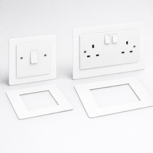Double single socket light - double, &