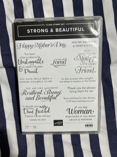 Stampin strong beautiful - strong, &