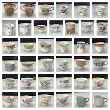 VINTAGE CHINA TEA CUPS  - Choice of patterns, styles & colours