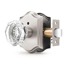 Octagonal Crystal Door Knob 1