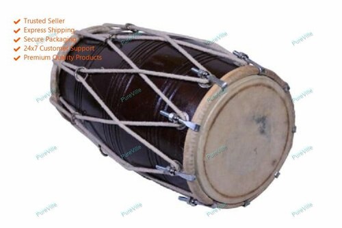 Professional dholak with rope - professional,