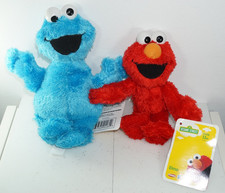 Hasbro SESAME STREET Jim Henson Classic COOKIE MONSTER & Elmo Plush 6' Soft Toys