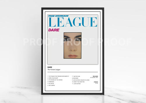 The human league dare - the, album