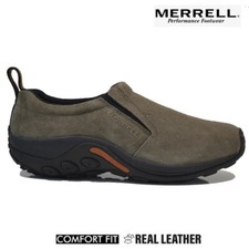 MERRELL MENS LEATHER SLIP ON