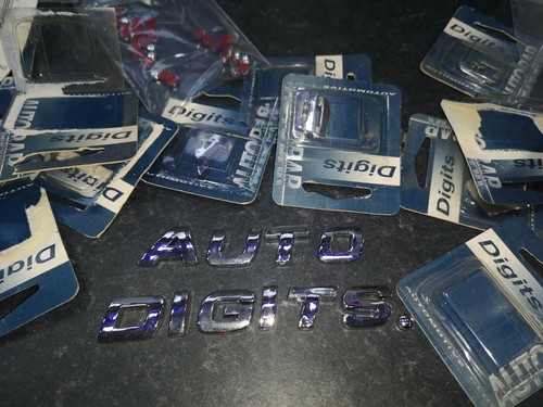 Letters numbers chrome - letters,