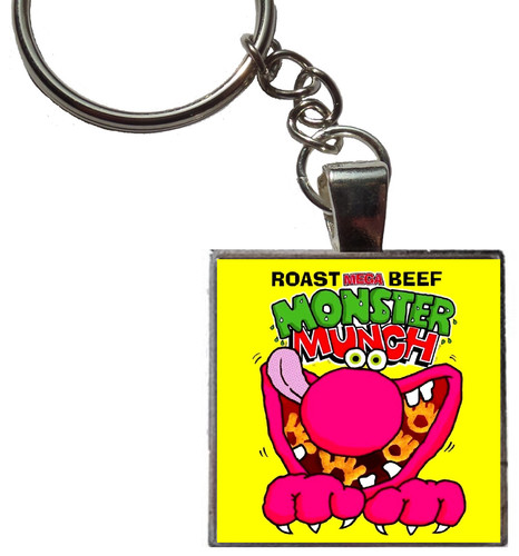 Monster munch crisps keychain - monster,