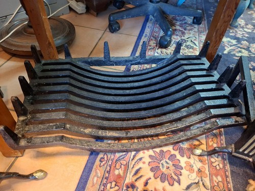 Cast iron saddle grate fire - cast,