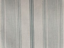 Laura Ashley Stripe Cotton HEACHAM SEA SPRAY Fabric  Curtain Blind Material
