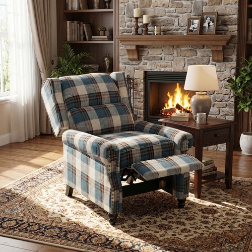 Orthopaedic recliner tartan - orthopaedic,