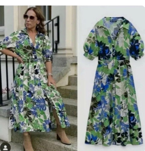 Zara floral printed midi - floral,