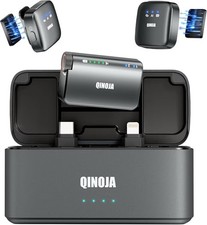 Mini Wireless Lavalier Microphone - Ultra Compact Magnetic Clip, Lapel Mic